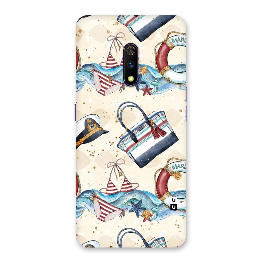 Marine Bag Design Back Case for Realme X