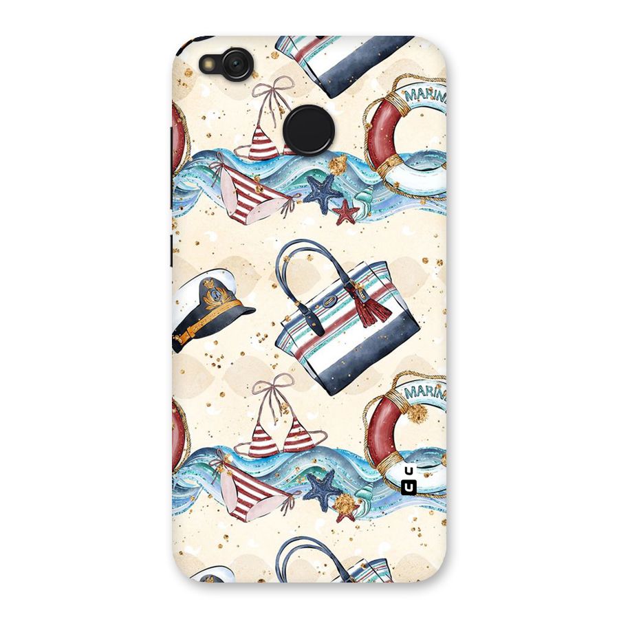Marine Bag Design Back Case for Redmi 4