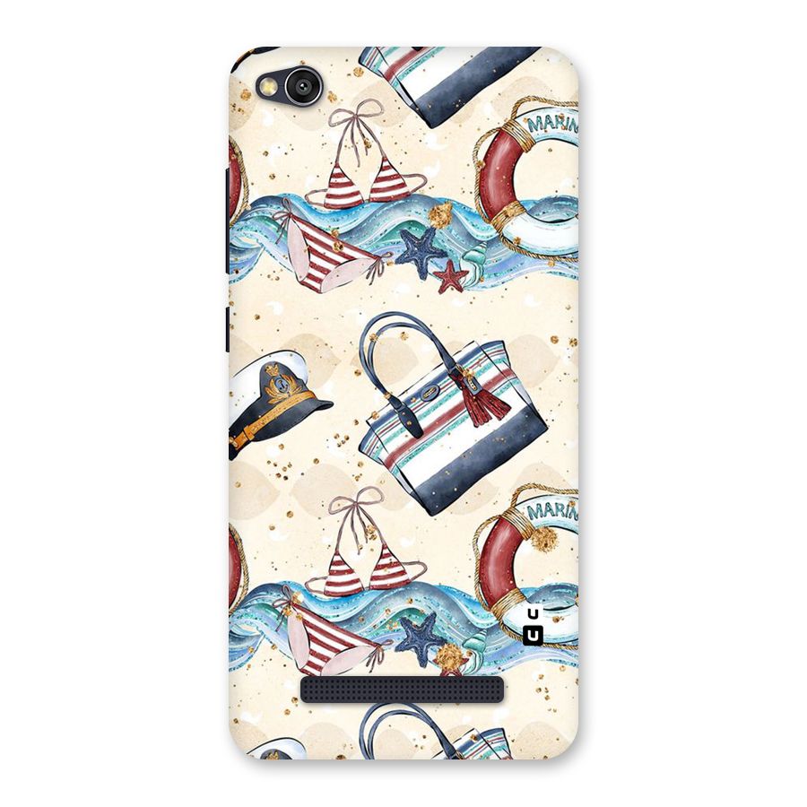 Marine Bag Design Back Case for Redmi 4A