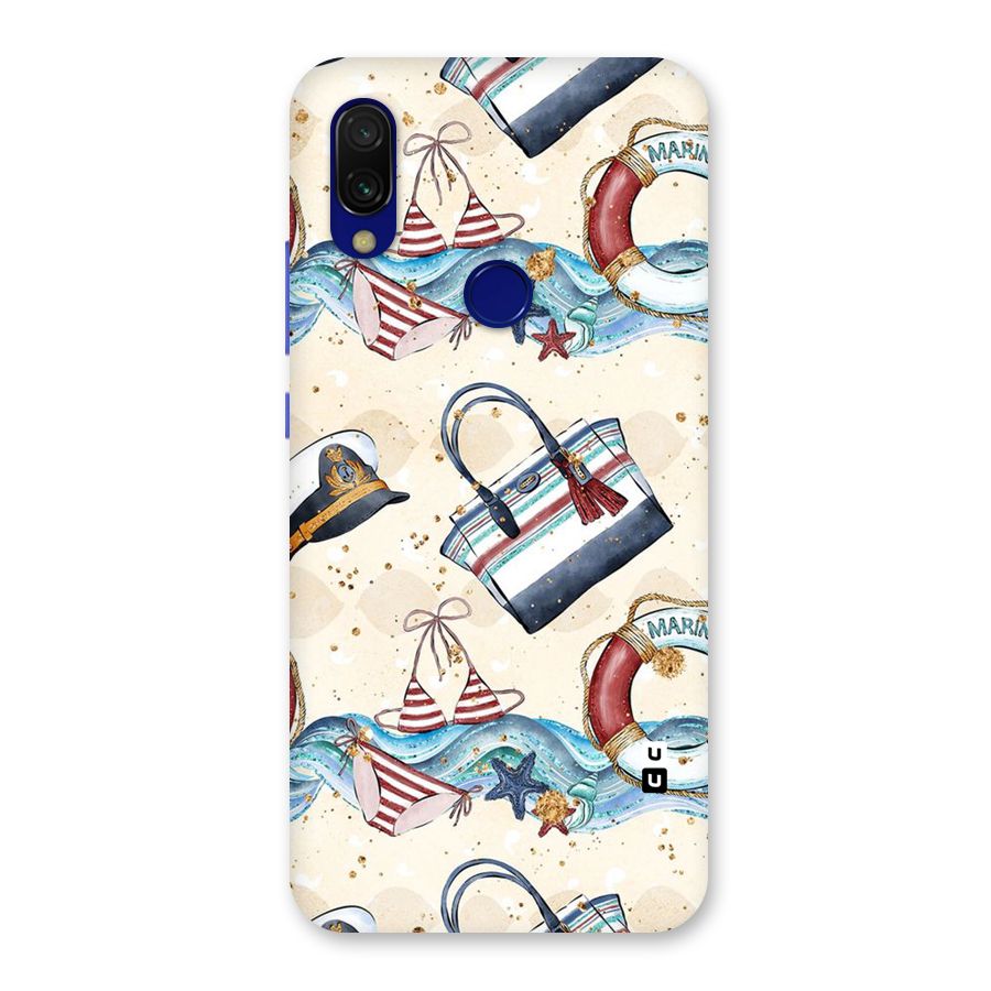Marine Bag Design Back Case for Redmi 7