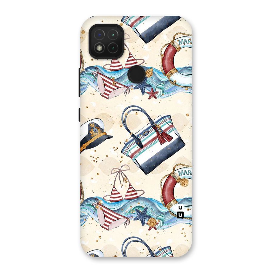 Marine Bag Design Back Case for Redmi 9