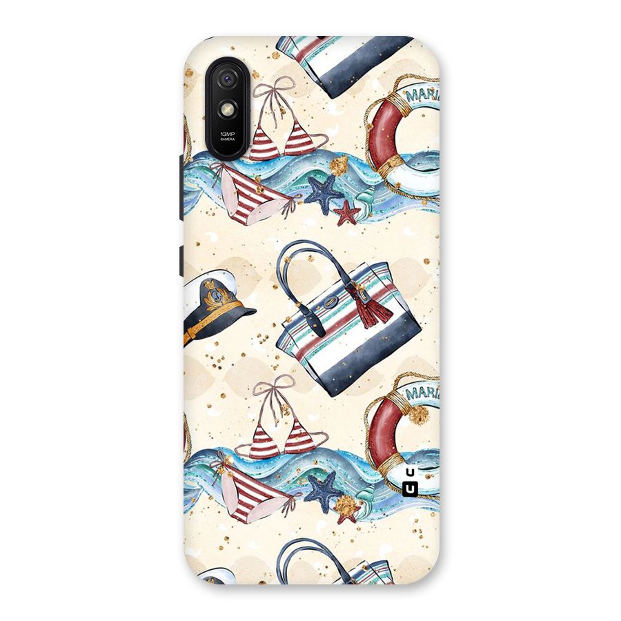 Marine Bag Design Back Case for Redmi 9A