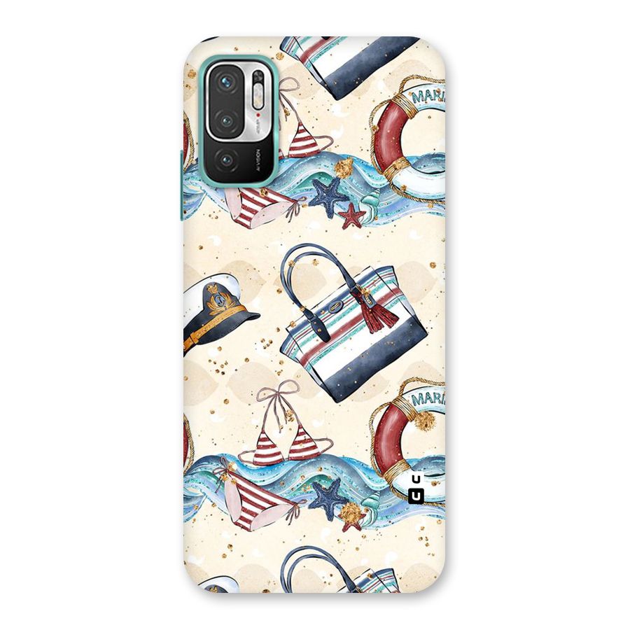 Marine Bag Design Back Case for Redmi Note 10T 5G