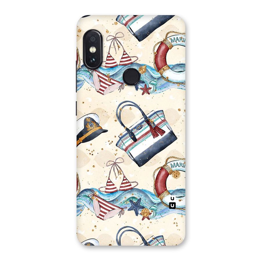 Marine Bag Design Back Case for Redmi Note 5 Pro