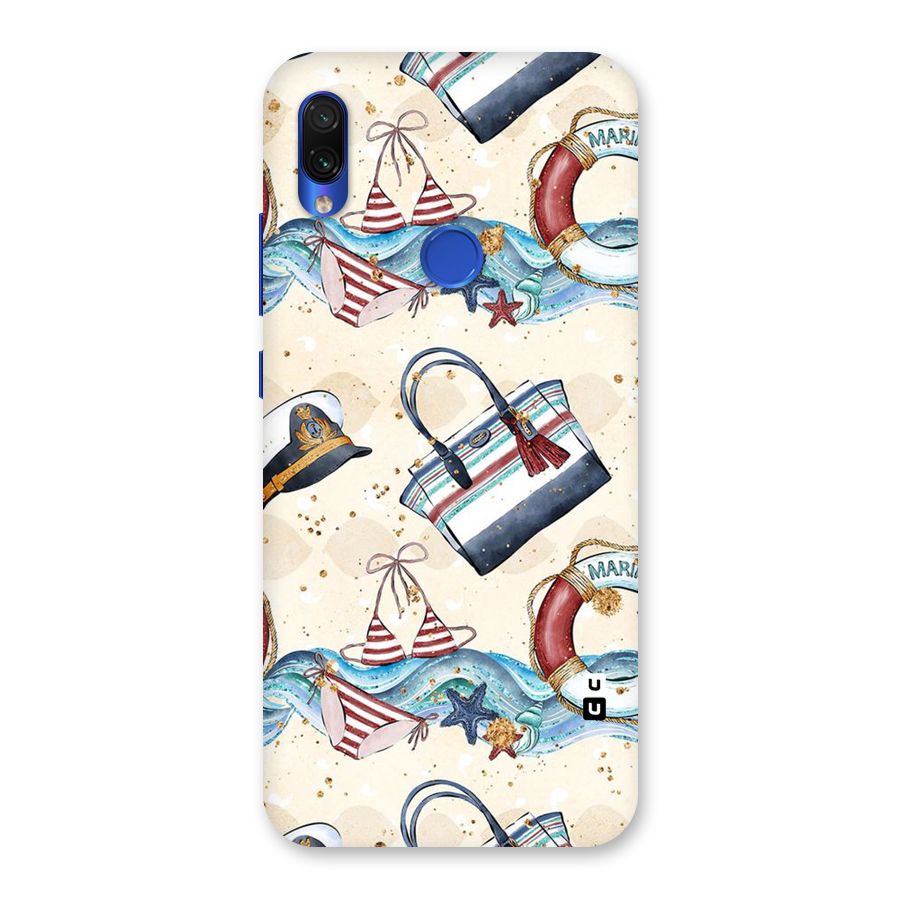 Marine Bag Design Back Case for Redmi Note 7S