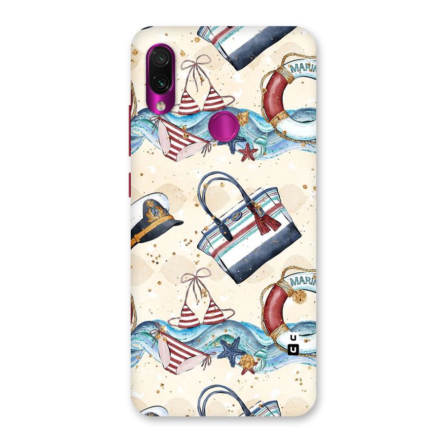 Marine Bag Design Back Case for Redmi Note 7 Pro