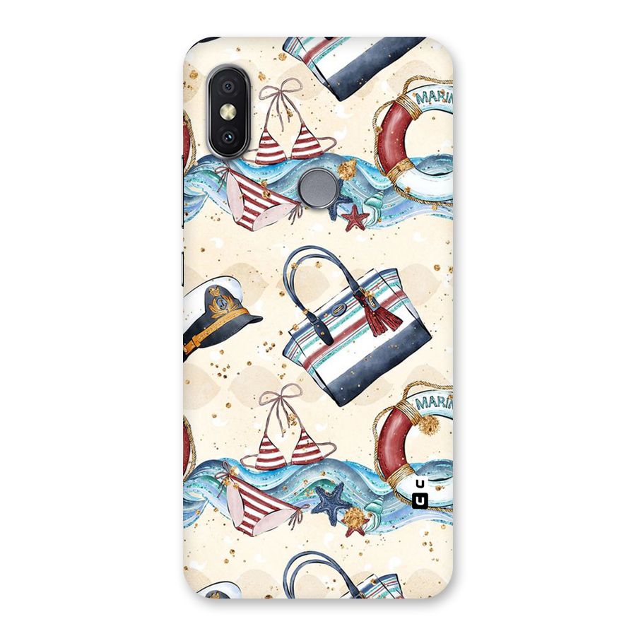 Marine Bag Design Back Case for Redmi Y2