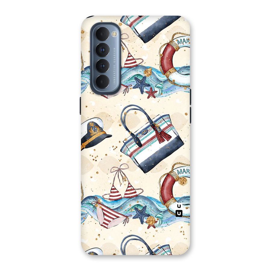 Marine Bag Design Back Case for Reno4 Pro