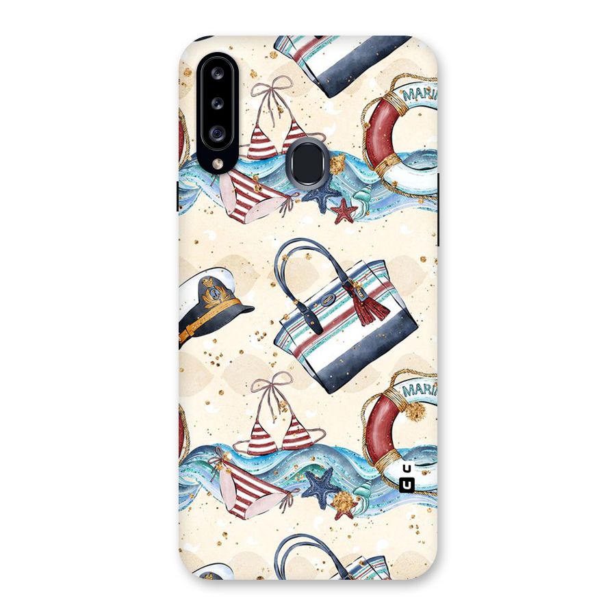 Marine Bag Design Back Case for Samsung Galaxy A20s