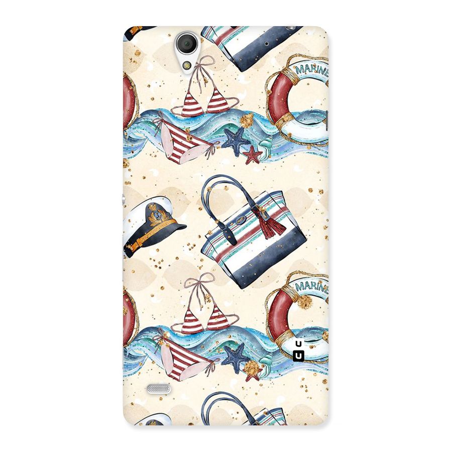 Marine Bag Design Back Case for Sony Xperia C4
