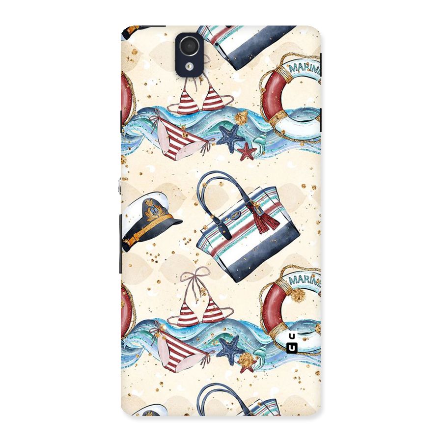 Marine Bag Design Back Case for Sony Xperia Z