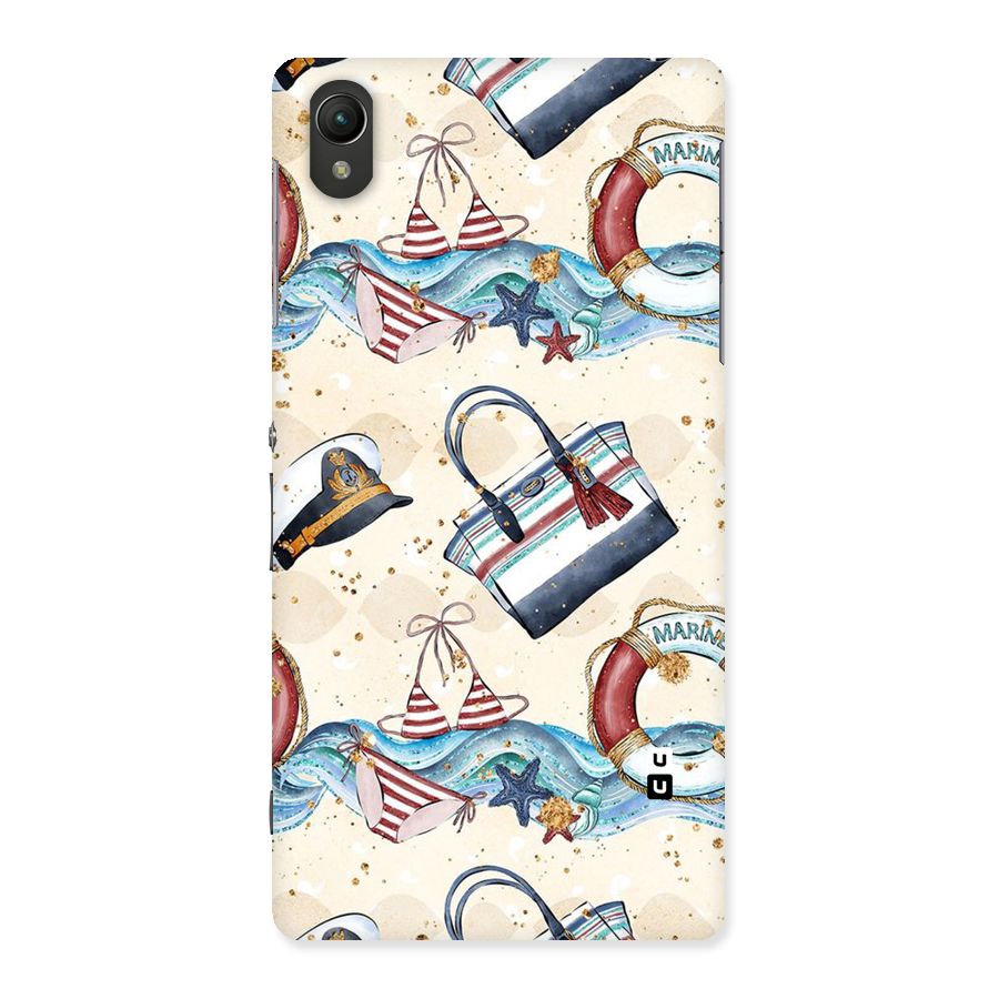 Marine Bag Design Back Case for Sony Xperia Z2