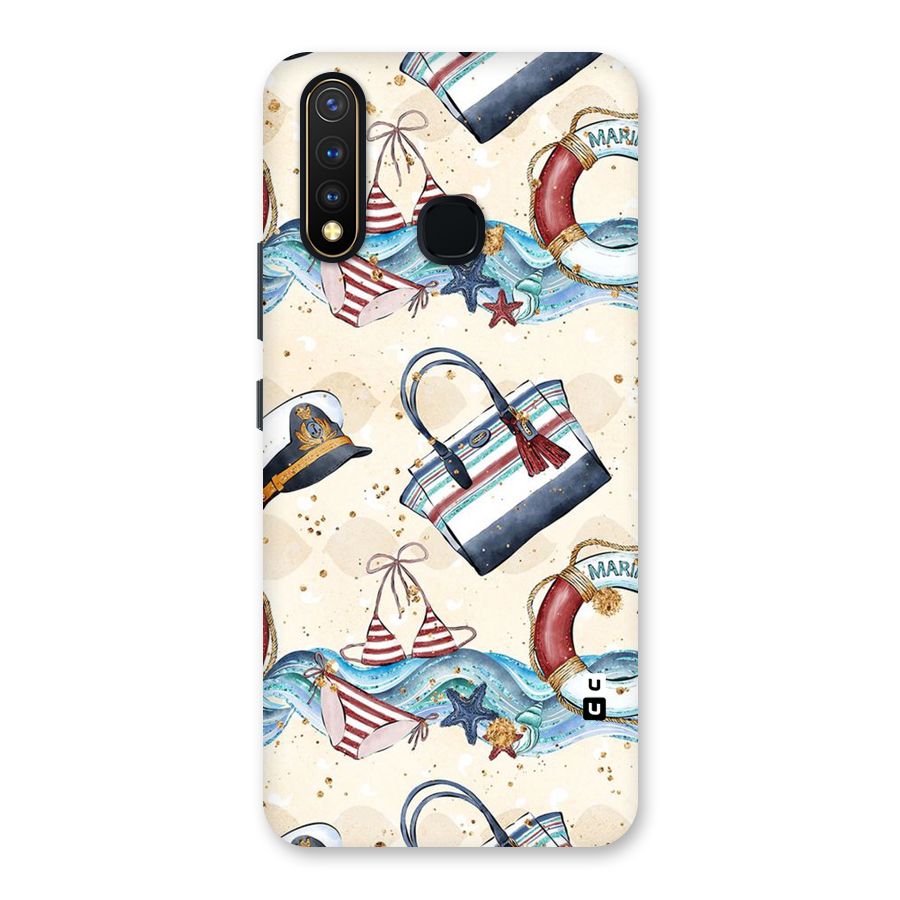 Marine Bag Design Back Case for Vivo U20