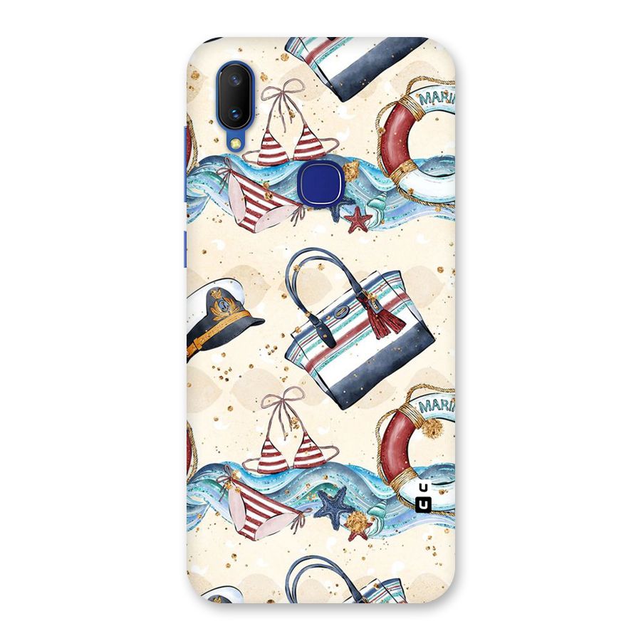 Marine Bag Design Back Case for Vivo V11
