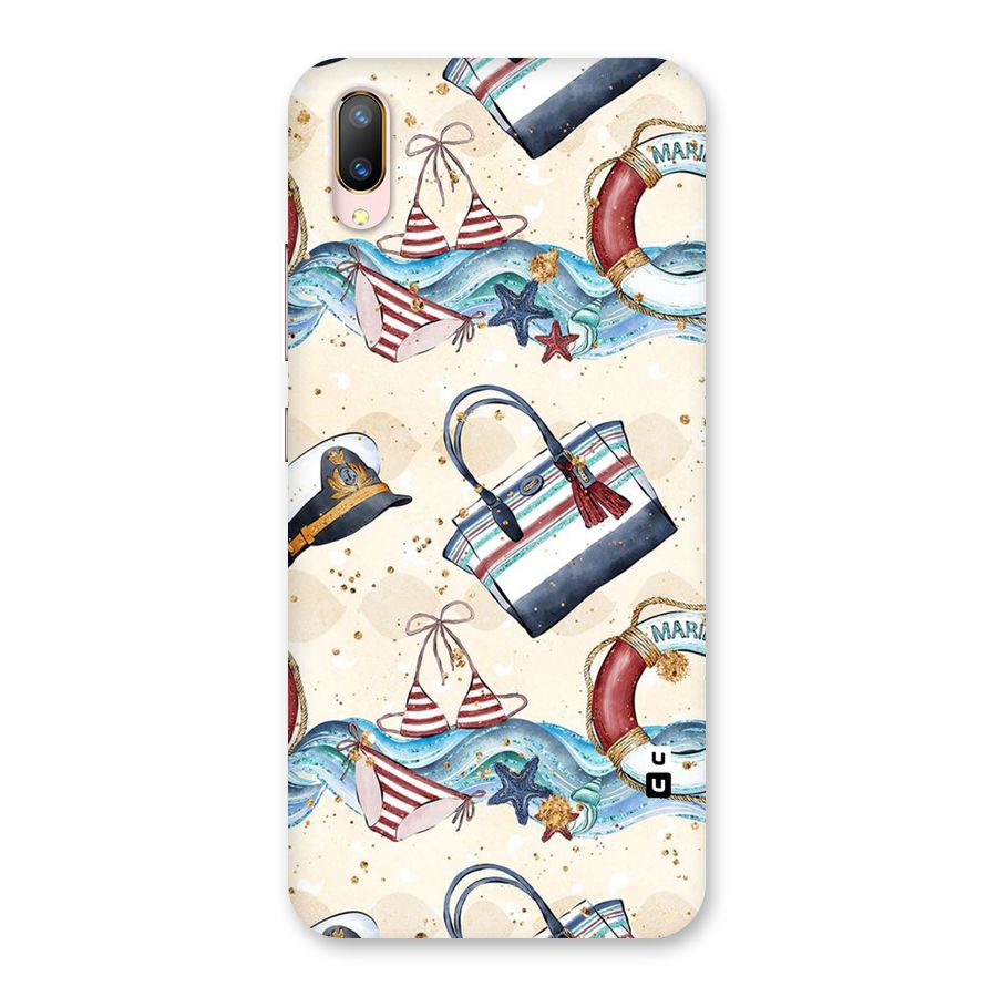 Marine Bag Design Back Case for Vivo V11 Pro