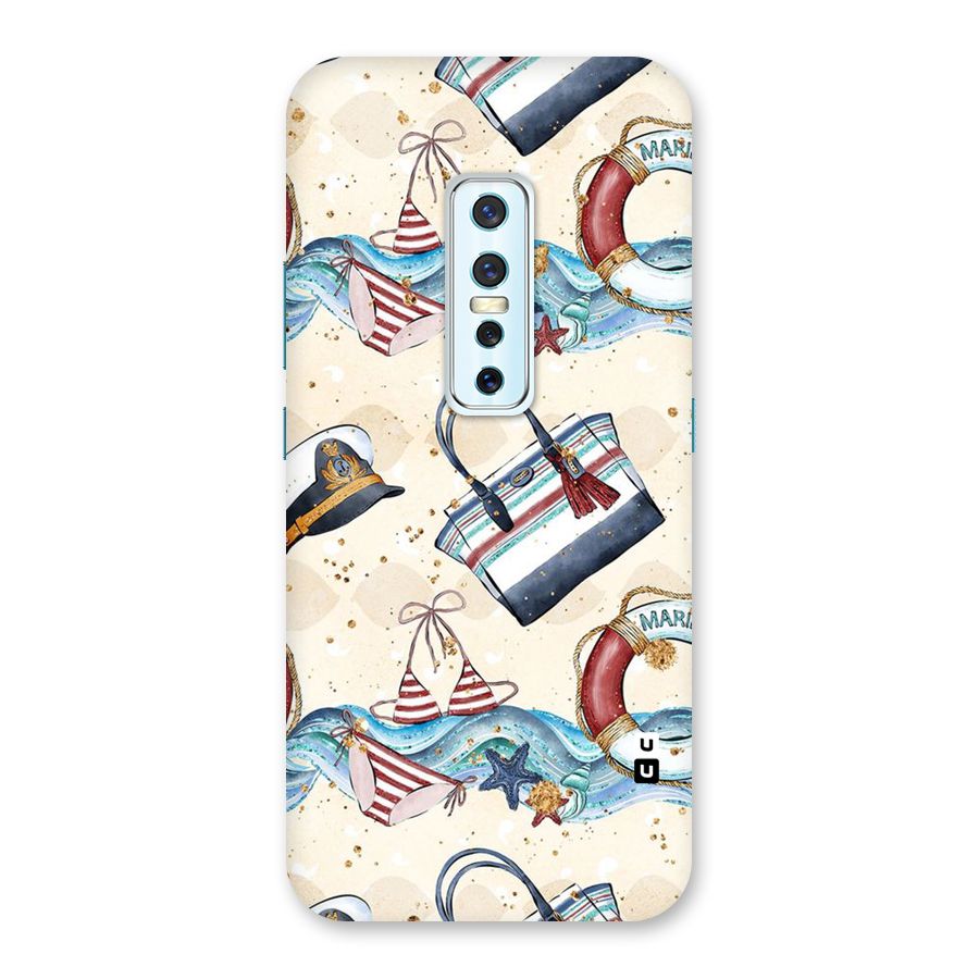Marine Bag Design Back Case for Vivo V17 Pro