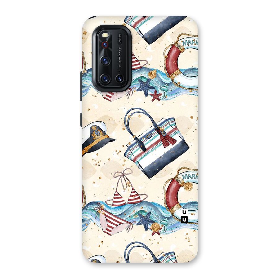 Marine Bag Design Back Case for Vivo V19