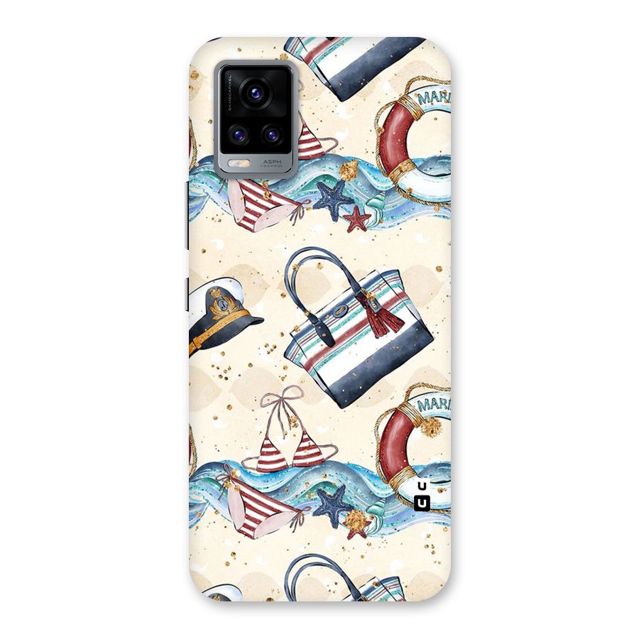 Marine Bag Design Back Case for Vivo V20