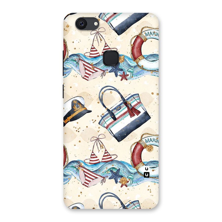 Marine Bag Design Back Case for Vivo V7 Plus