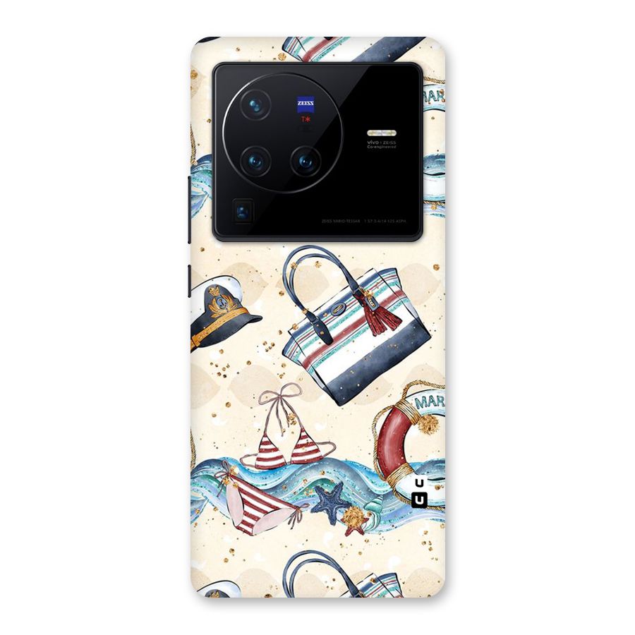Marine Bag Design Back Case for Vivo X80 Pro
