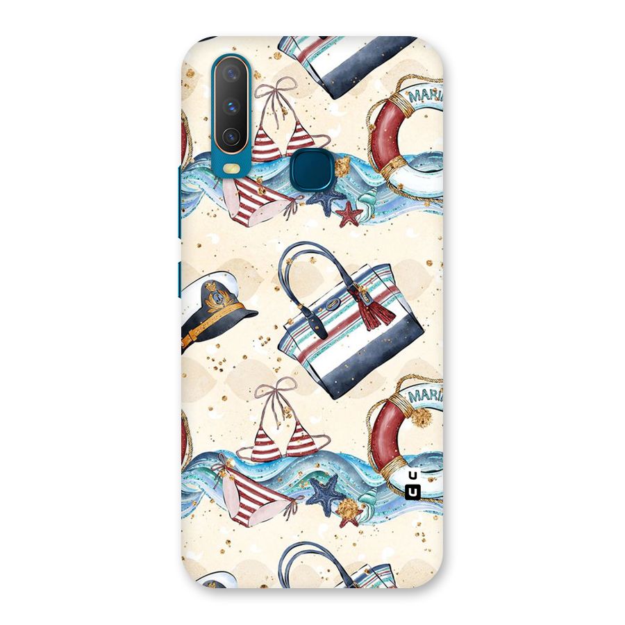 Marine Bag Design Back Case for Vivo Y11