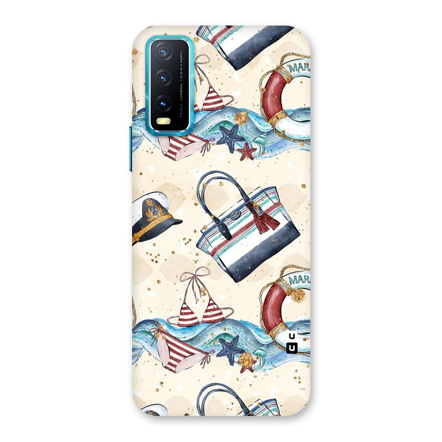 Marine Bag Design Back Case for Vivo Y20
