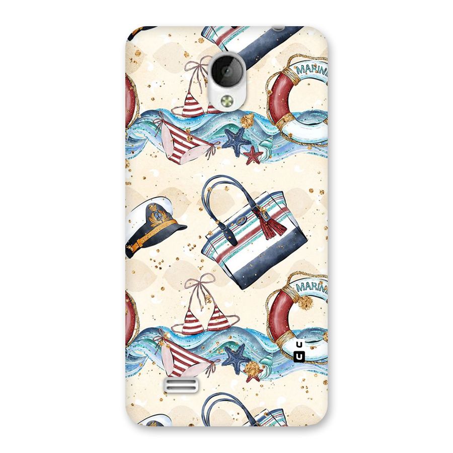Marine Bag Design Back Case for Vivo Y21
