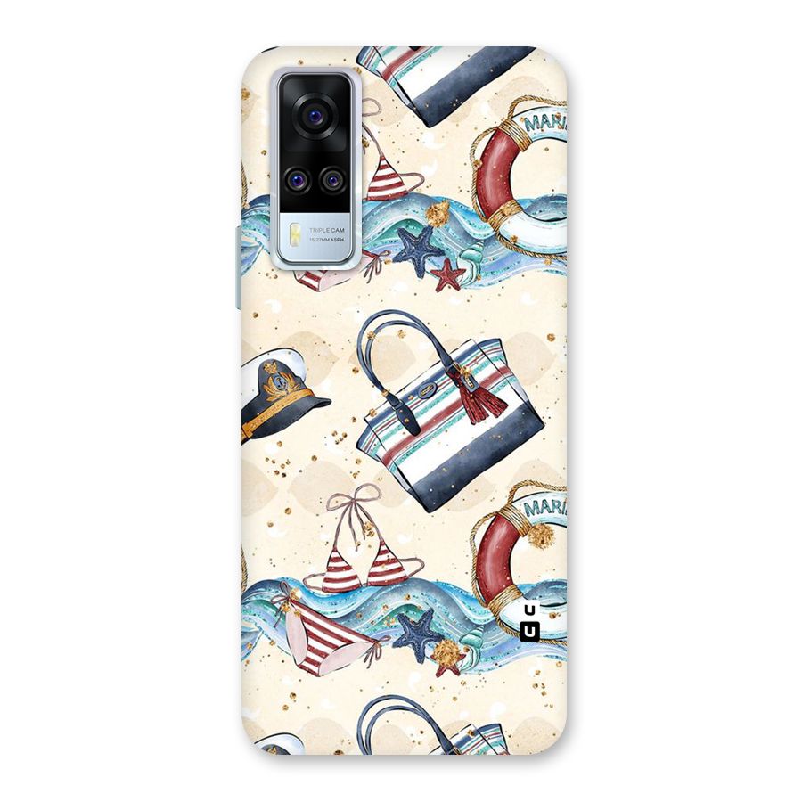 Marine Bag Design Back Case for Vivo Y31
