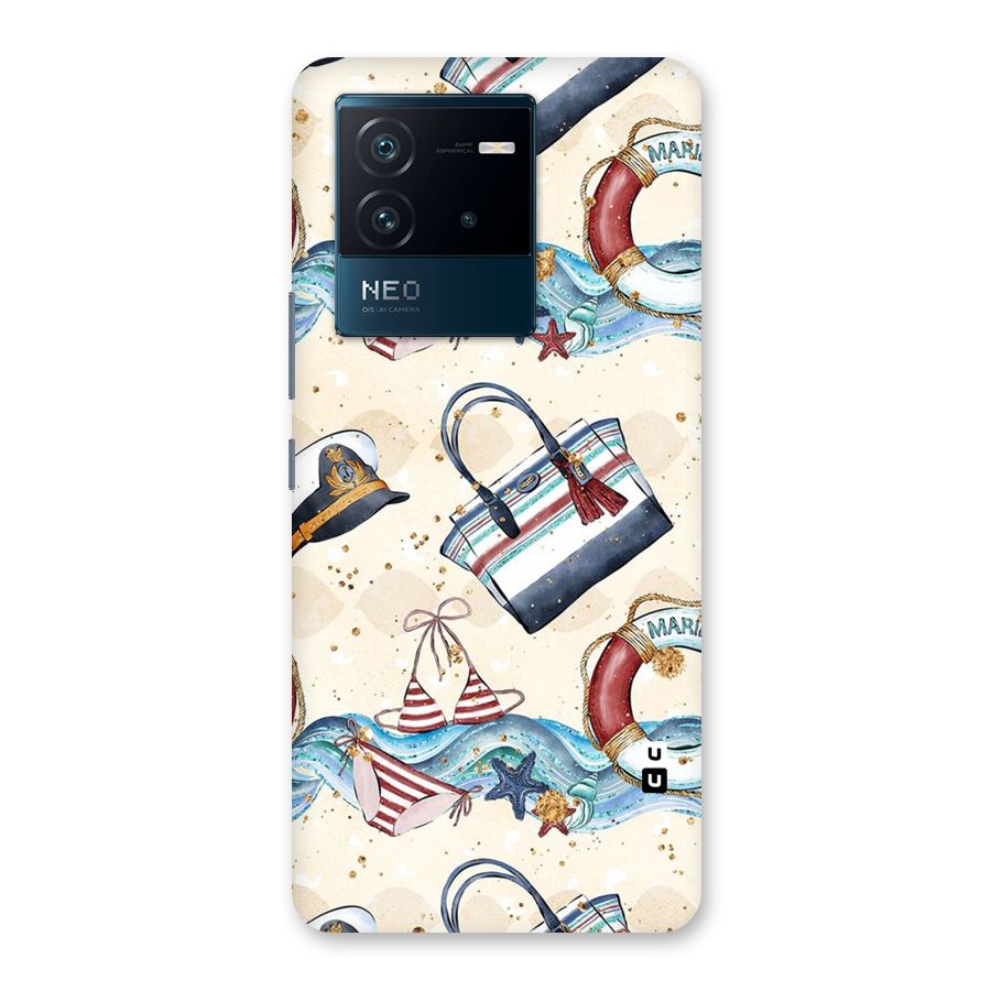 Marine Bag Design Back Case for Vivo iQOO Neo 6 5G