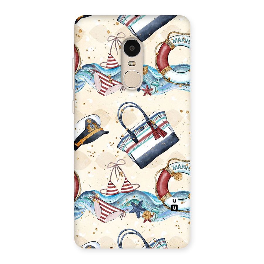 Marine Bag Design Back Case for Xiaomi Redmi Note 4