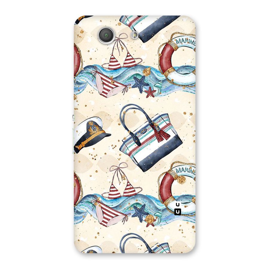 Marine Bag Design Back Case for Xperia Z3 Compact