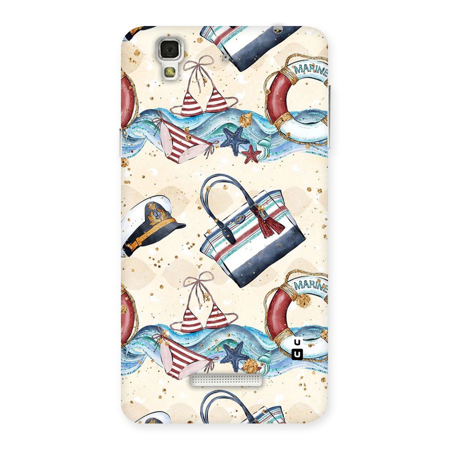 Marine Bag Design Back Case for Yu Yureka