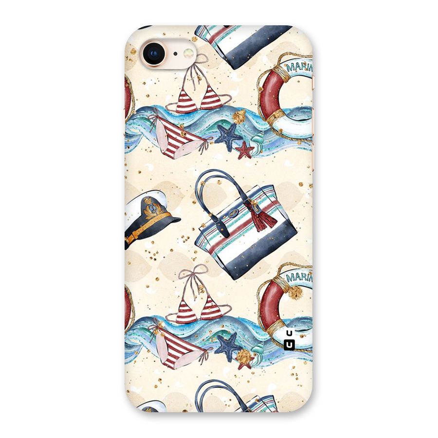 Marine Bag Design Back Case for iPhone 8