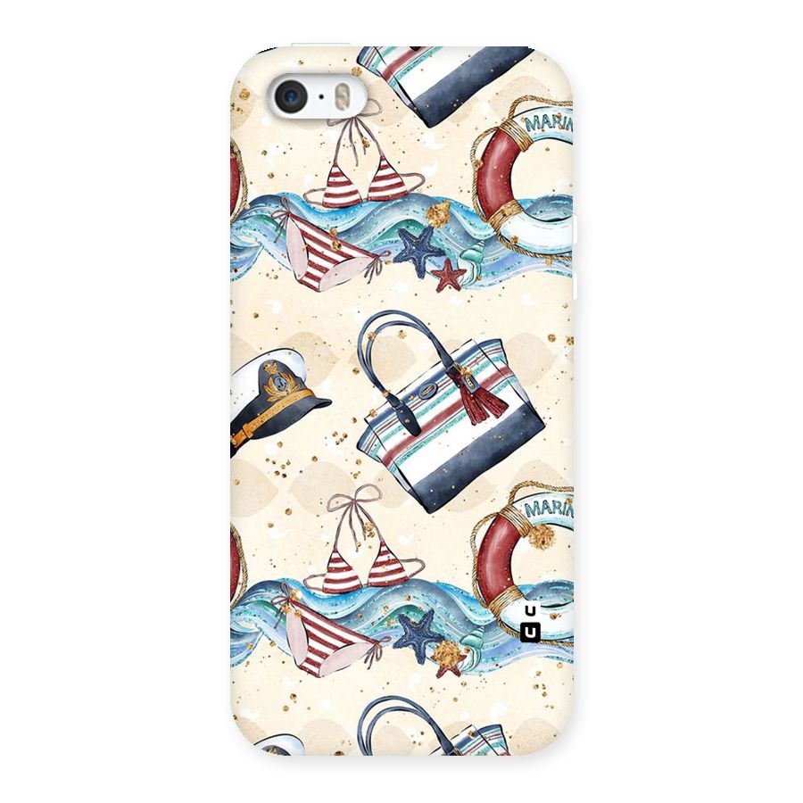Marine Bag Design Back Case for iPhone SE