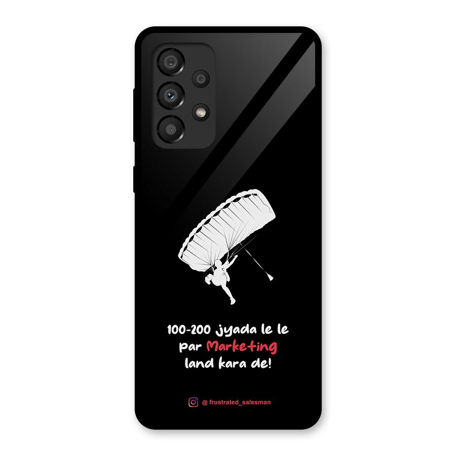 Marketing Land Kara De Black Glass Back Case for Galaxy A33 5G