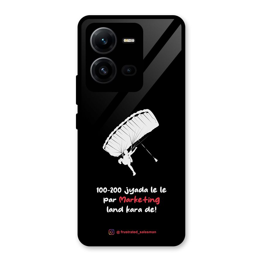 Marketing Land Kara De Black Glass Back Case for Vivo V25