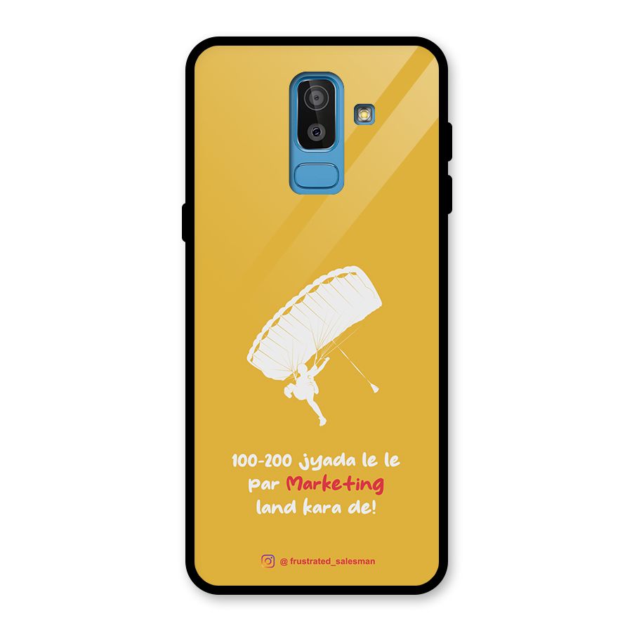 Marketing Land Kara De Mustard Yellow Glass Back Case for Galaxy J8