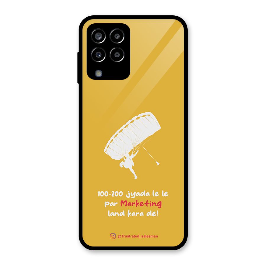 Marketing Land Kara De Mustard Yellow Glass Back Case for Galaxy M33