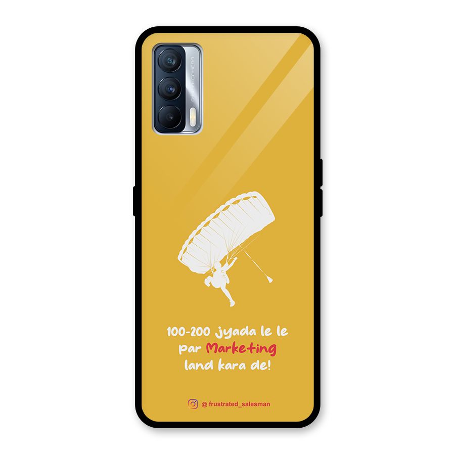 Marketing Land Kara De Mustard Yellow Glass Back Case for Realme X7