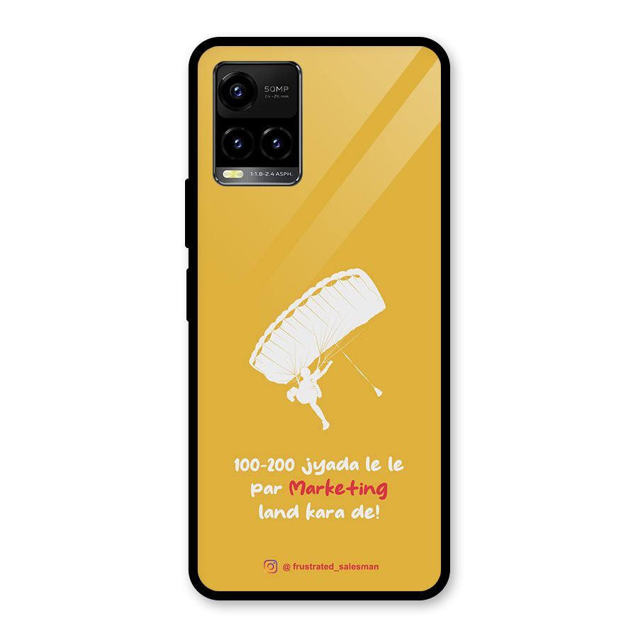 Marketing Land Kara De Mustard Yellow Glass Back Case for Vivo Y21T