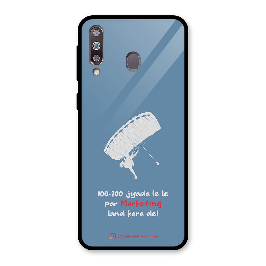 Marketing Land Kara De SteelBlue Glass Back Case for Galaxy M30
