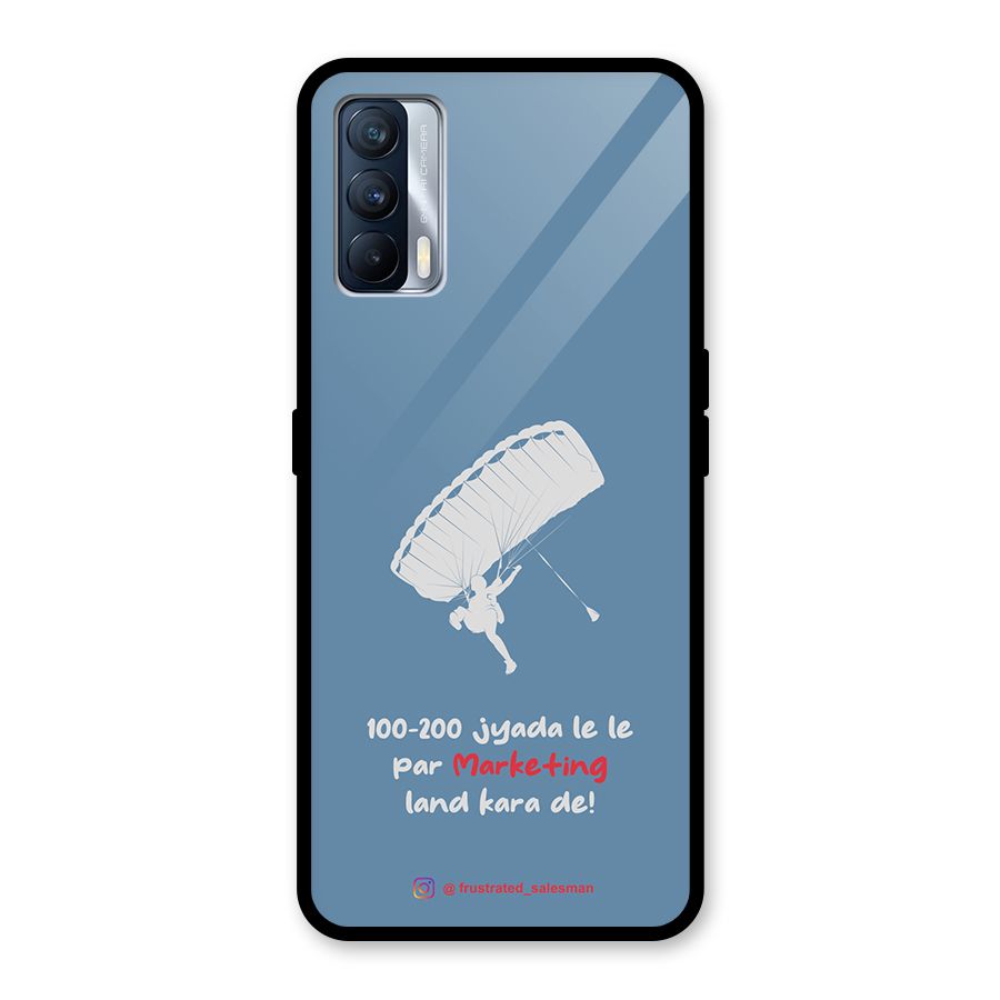 Marketing Land Kara De SteelBlue Glass Back Case for Realme X7