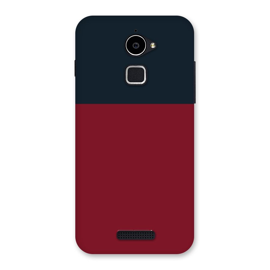 Maroon and Navy Blue Back Case for Coolpad Note 3 Lite
