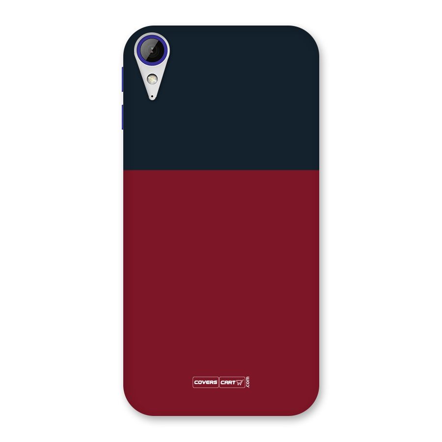 Maroon and Navy Blue Back Case for Desire 830