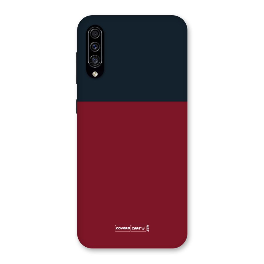 Maroon and Navy Blue Back Case for Galaxy A30s