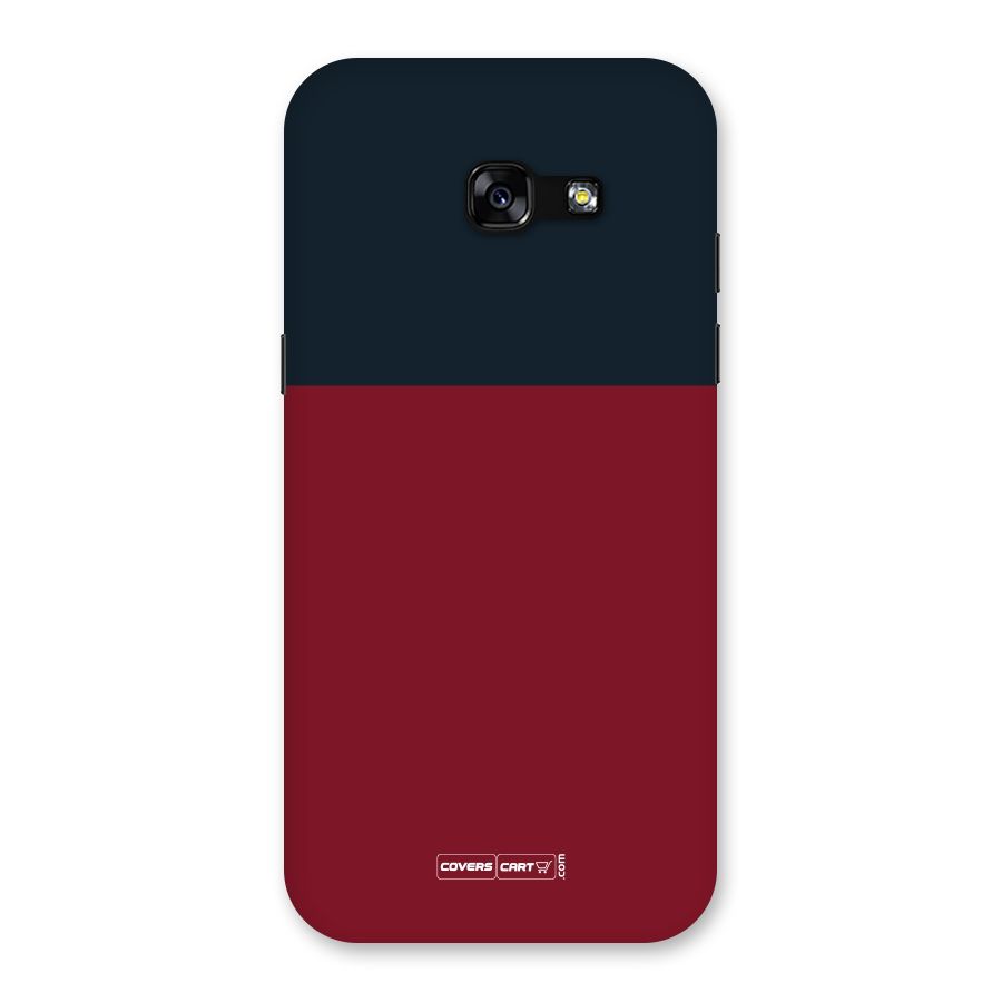 Maroon and Navy Blue Back Case for Galaxy A5 2017