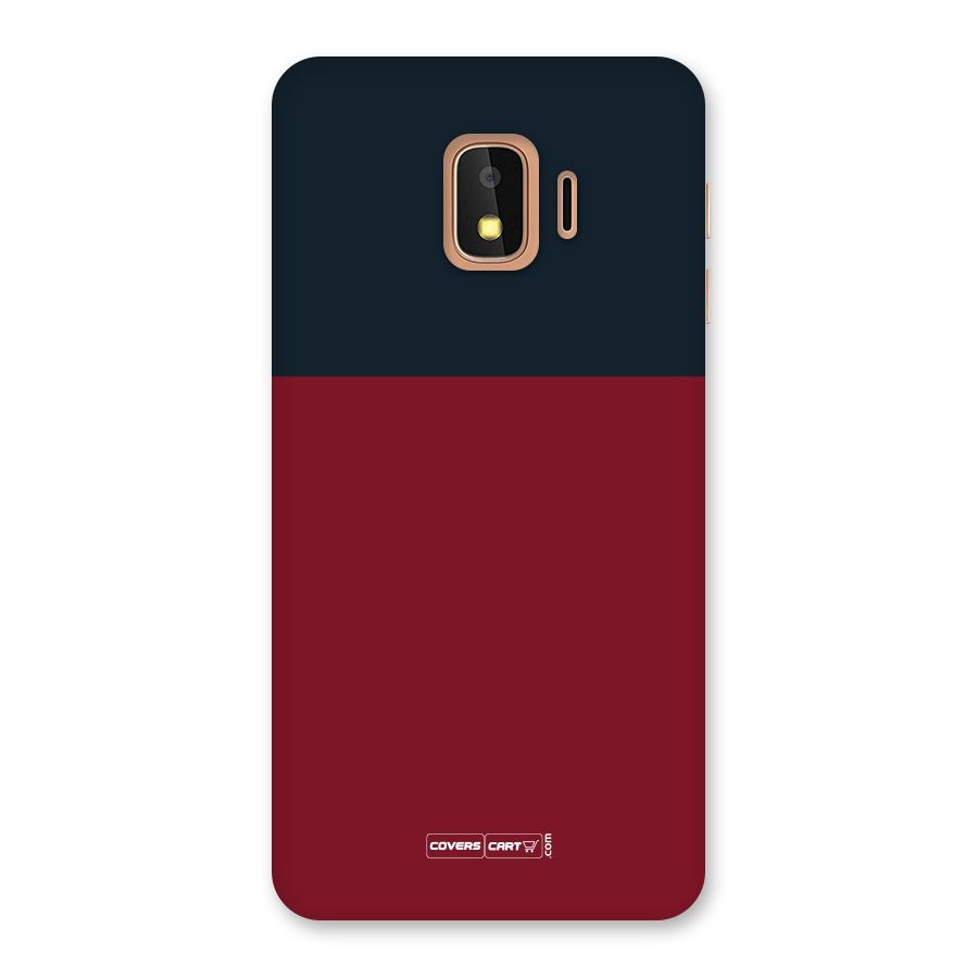 Maroon and Navy Blue Back Case for Galaxy J2 Core