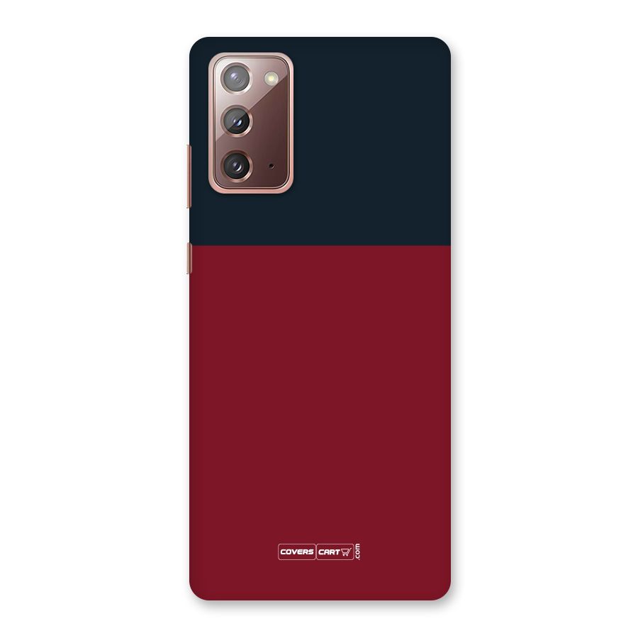 Maroon and Navy Blue Back Case for Galaxy Note 20