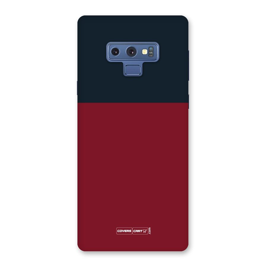 Maroon and Navy Blue Back Case for Galaxy Note 9