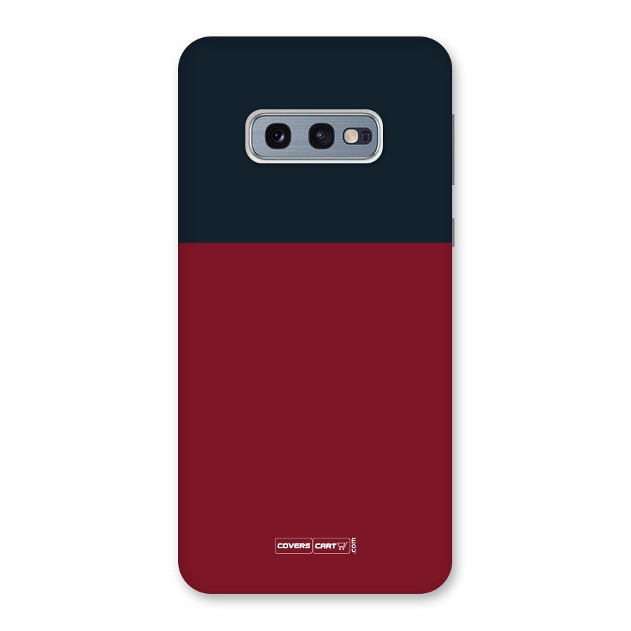 Maroon and Navy Blue Back Case for Galaxy S10e